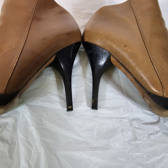 VIA SPIGA Tan Leather Bootie Sz 8 - Picture 8 of 8